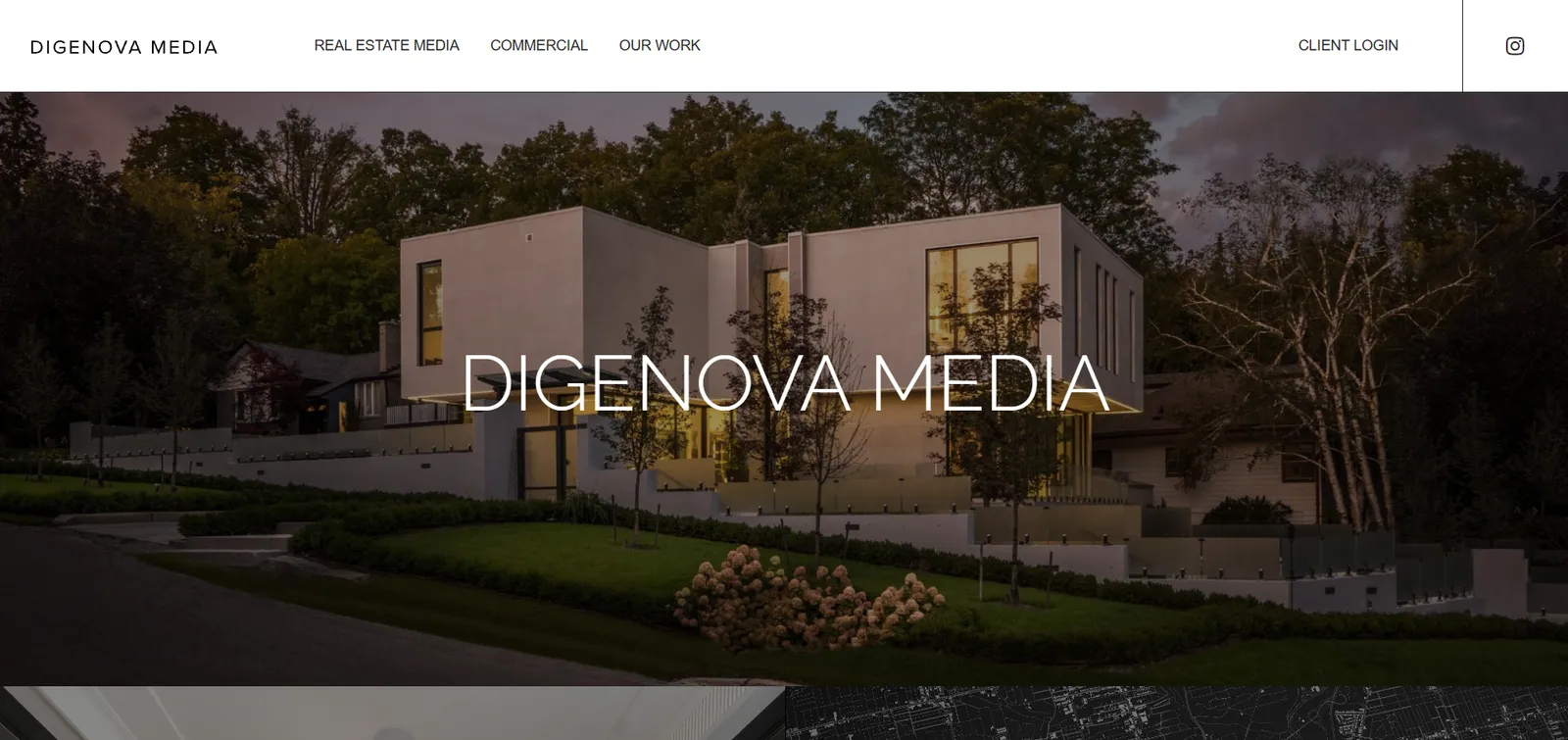 DiGenova Media website design